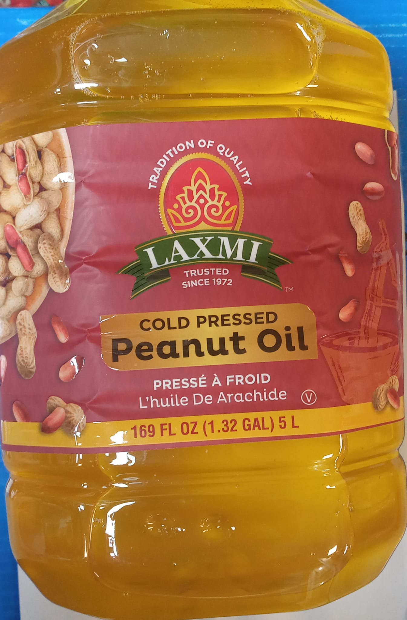 Buy Online Laxmi Cold Pressed Peanut Oil (5 LTR) Kesar Grocery.